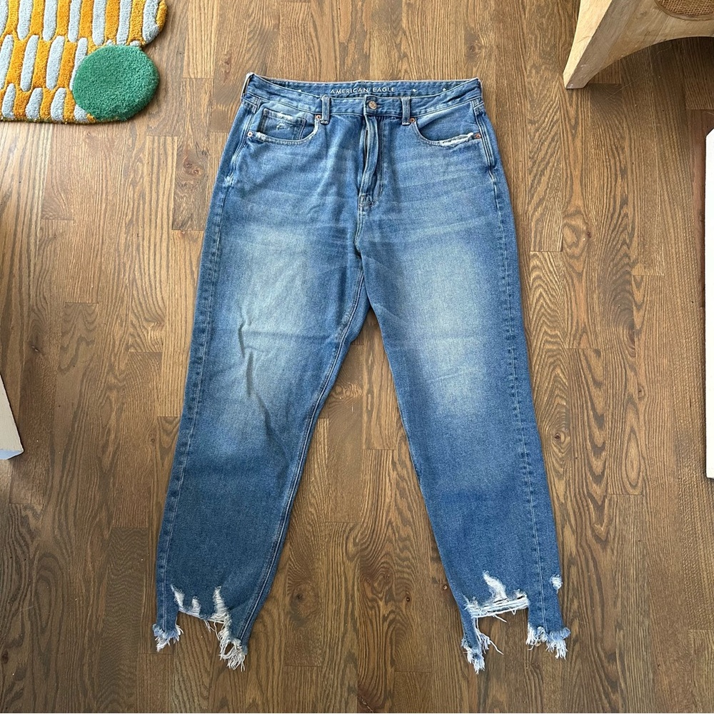 American Eagle Outfitters Blue Straight Leg Jeans